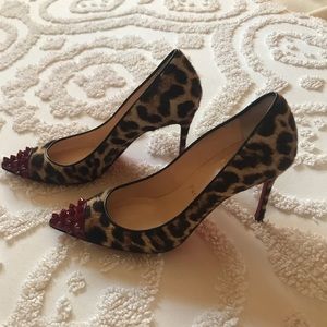Leopard Pony Hair Christian Louboutin